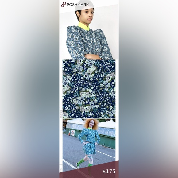 BATSHEVA X LAURA ASHLEY Square Neck Mini Dress Moylegrove (Size 4) - Picture 12 of 16